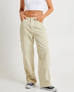 Double Knee Carpenter Pants Used Natural