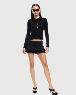 Double Ruffle Mini Skort