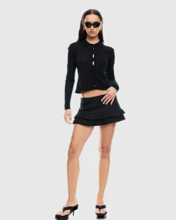 Double Ruffle Mini Skort