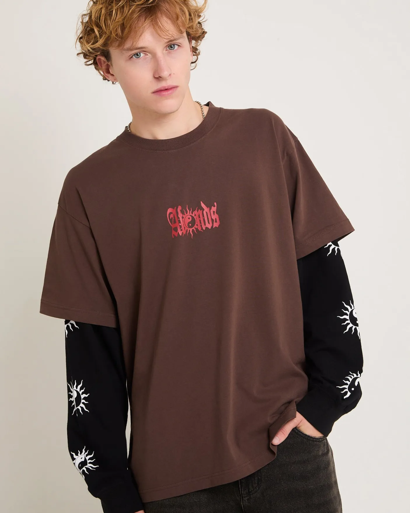Double Trouble Layered Boxy T-Shirt
