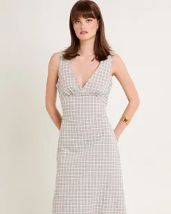 Drew Seersucker Maxi Dress