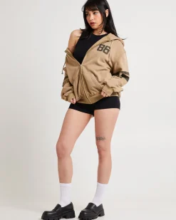 Dusty Zip Through Hoodie