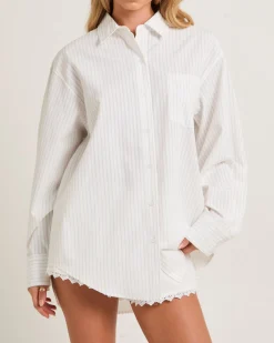 Dylan Stripe Poplin Shirt
