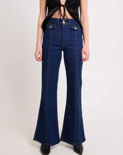 Eastcoast Flare Denim Jeans Celeste Riley Blue
