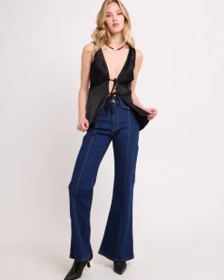 Eastcoast Flare Denim Jeans Celeste Riley Blue