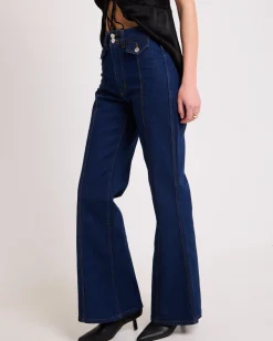 Eastcoast Flare Denim Jeans Celeste Riley Blue