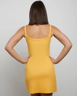 Easy A-Line Mini Dress in Orange