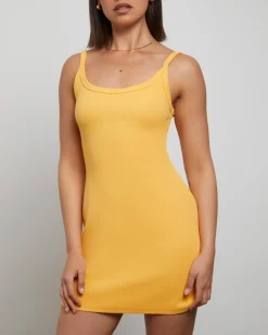 Easy A-Line Mini Dress in Orange