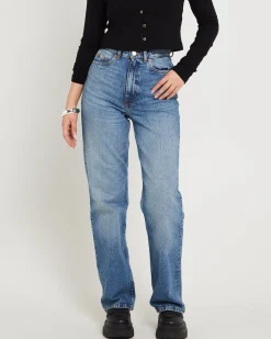 Echo Straight Denim Jeans Bay Sky Fade