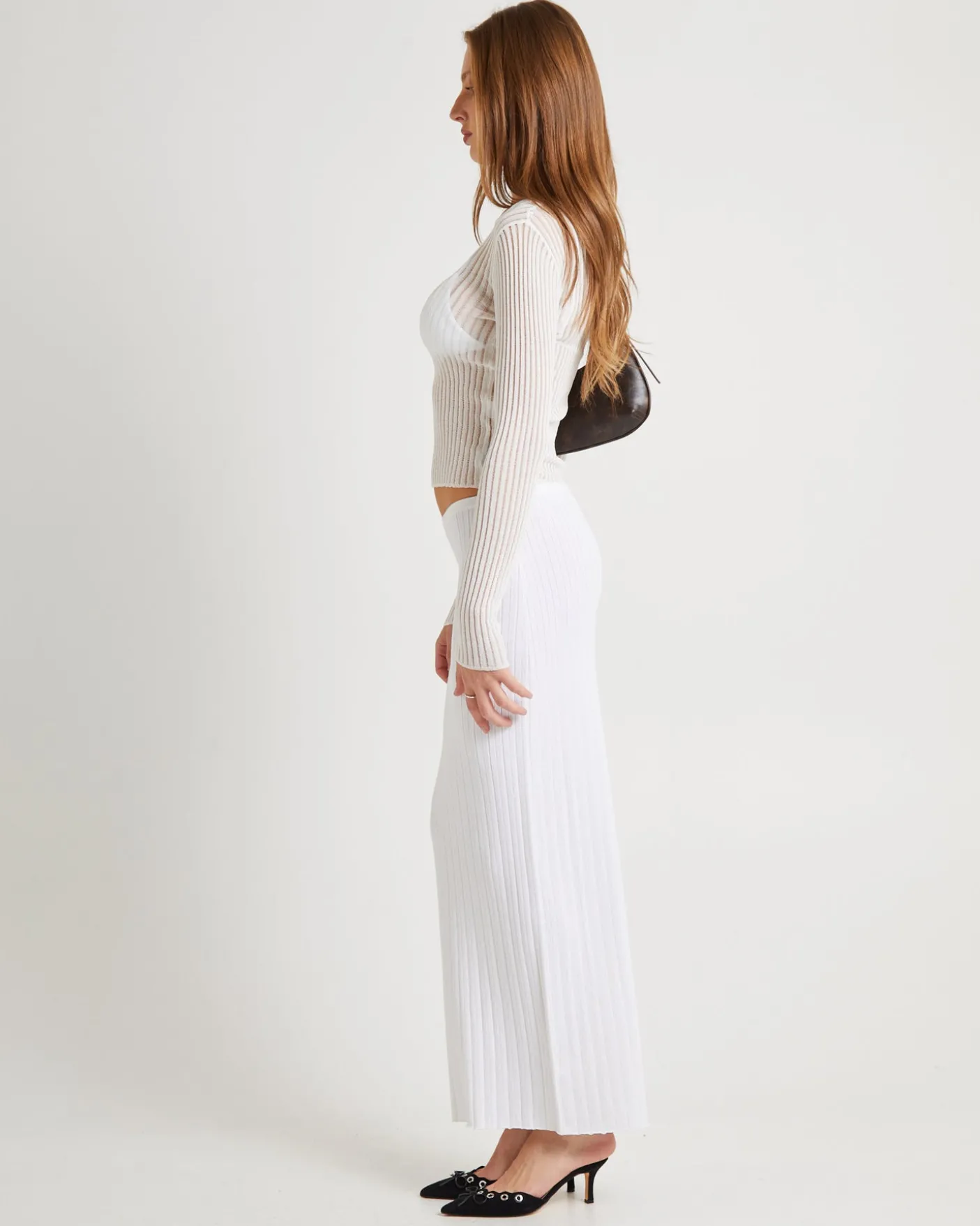 Eden Sheer Stripe Knit Top