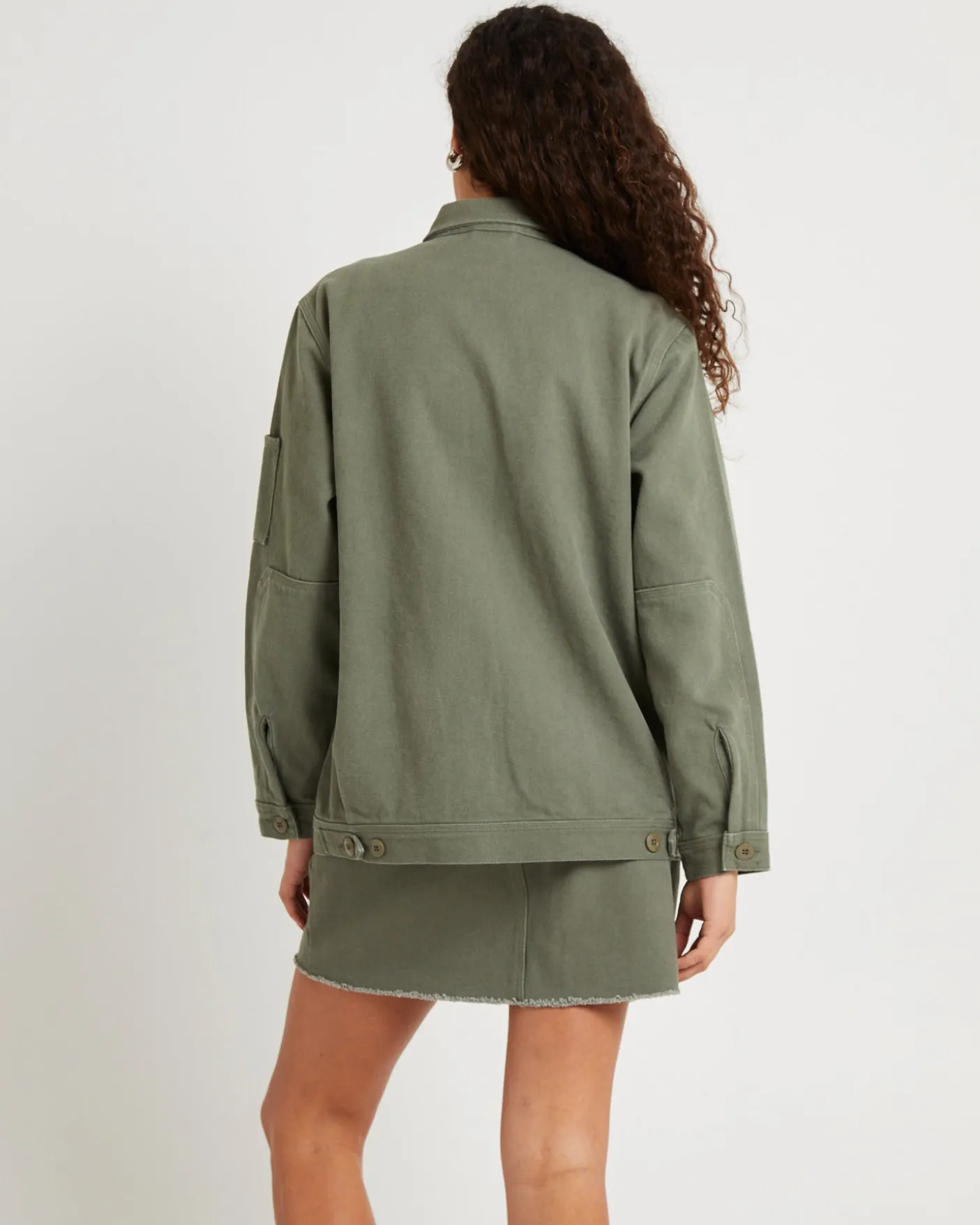 Eisenhower Lined Washed Canvas Jacket
