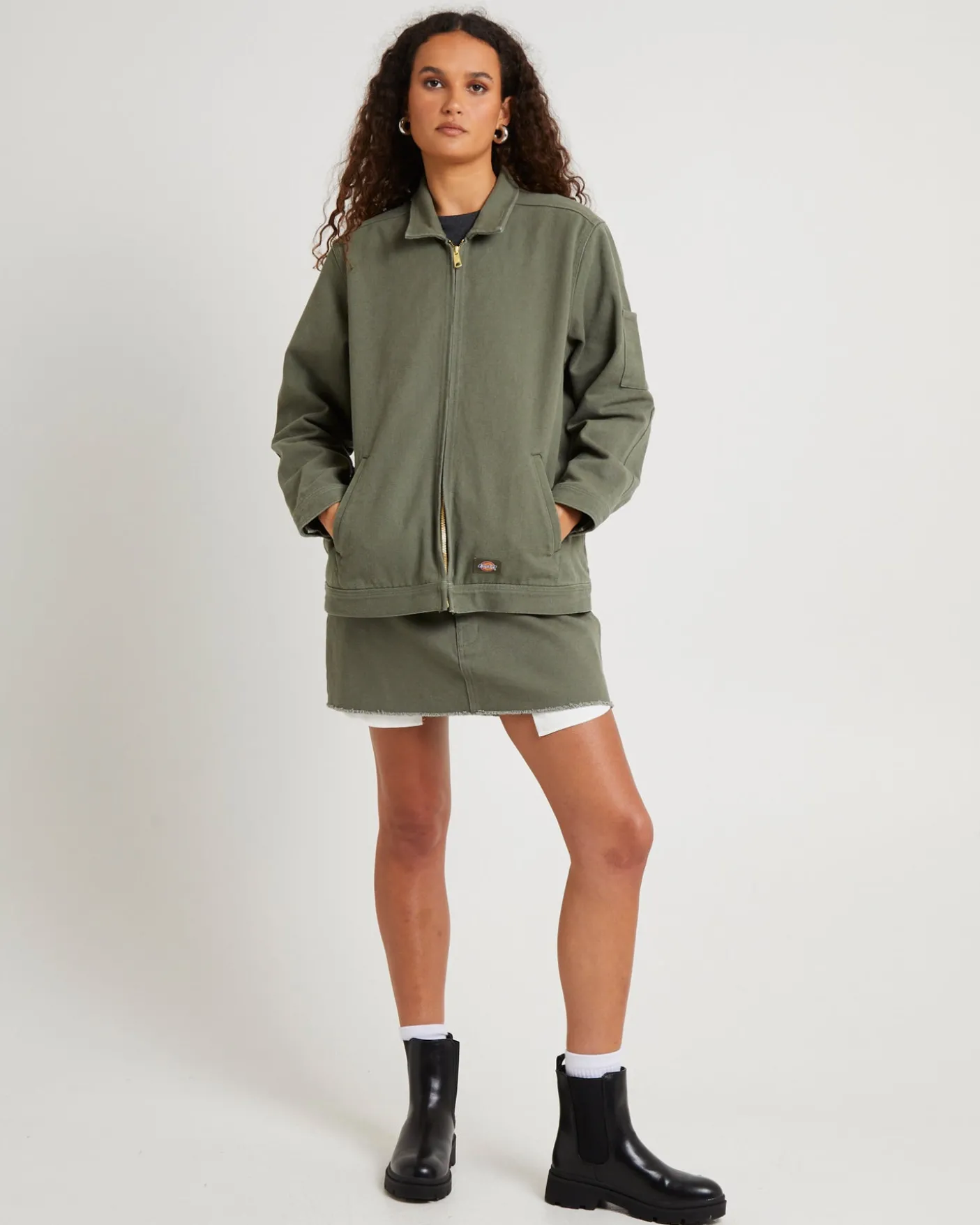 Eisenhower Lined Washed Canvas Jacket