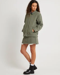 Eisenhower Lined Washed Canvas Jacket