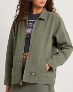 Eisenhower Lined Washed Canvas Jacket
