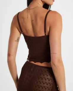 Eleanora Lace Knit Cami