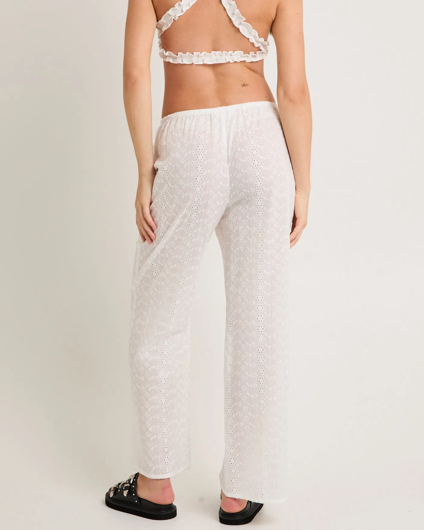Elin Broderie Pants