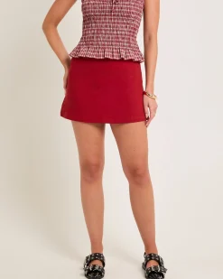 Ella Linen Mini Skirt