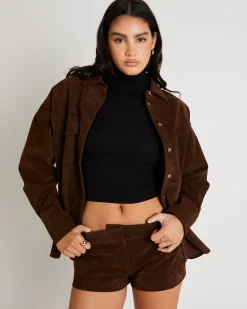 Elle Faux Suede Shirt