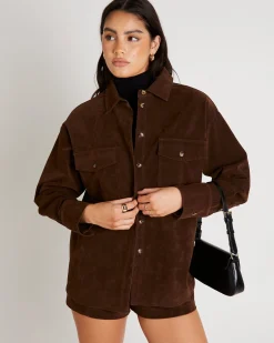 Elle Faux Suede Shirt