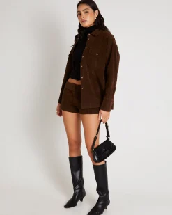 Elle Faux Suede Shirt