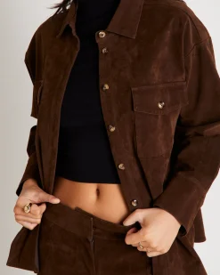 Elle Faux Suede Shirt