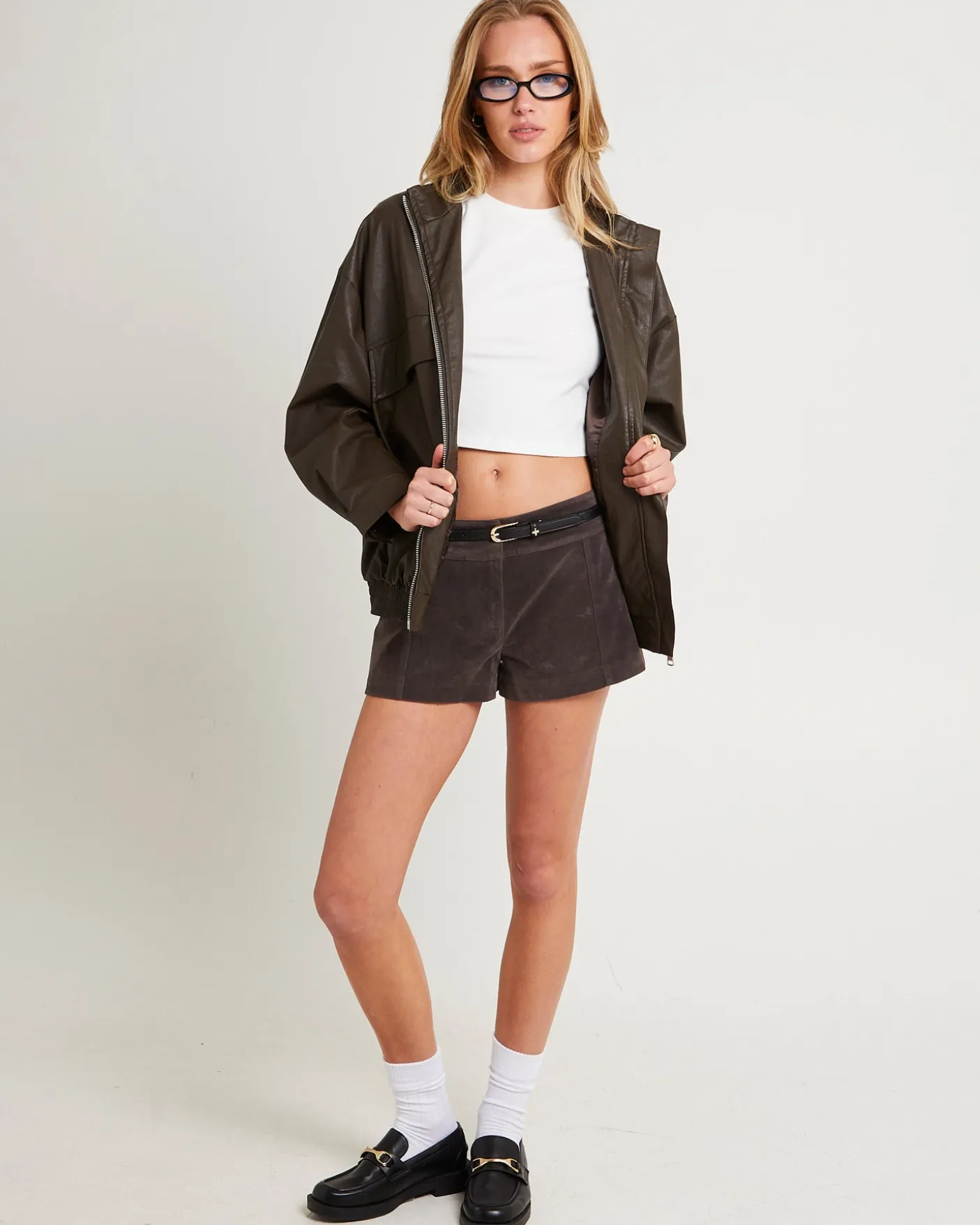 Elle Faux Suede Shorts
