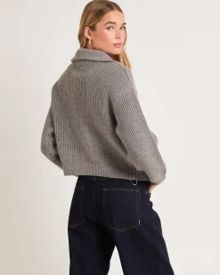 Ellie Double End Zip Longline Cardigan