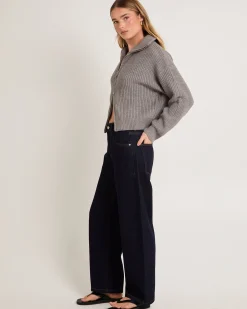 Ellie Double End Zip Longline Cardigan