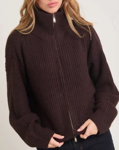 Ellie Double End Zip Longline Cardigan
