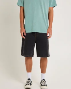 Emb Denim Standard Shorts