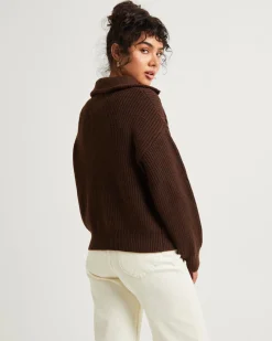 Ezra Half Zip Knit Pull Over