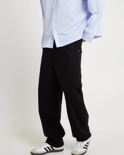 Ezy Barrel Denim Jeans Forever Black