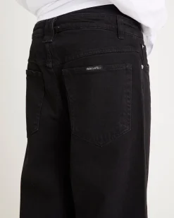 Ezy Barrel Denim Jeans Forever Black