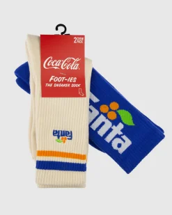 Fanta Sneaker Socks 2 Pack