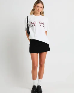 Femme Bow Oversized T-Shirt