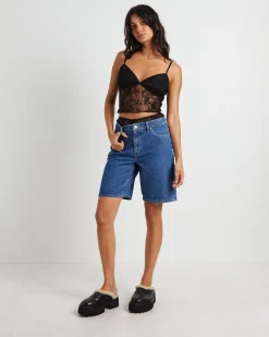 Fifi Fine Lace Cami in Black