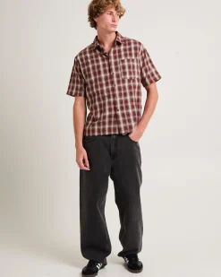 Figment Box Short Sleeve Check Shirt