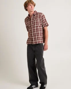 Figment Box Short Sleeve Check Shirt