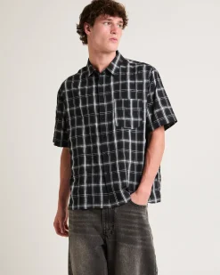 Figment Box Short Sleeve Check Shirt