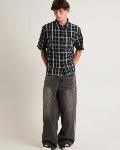 Figment Box Short Sleeve Check Shirt