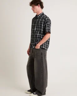 Figment Box Short Sleeve Check Shirt