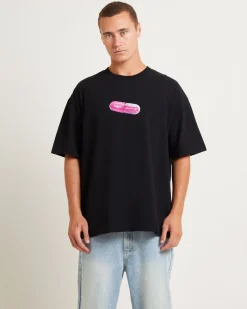 Fixture Short Sleeve T-Shirt in Black
