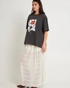 Flora Washed Oversized T-Shirt