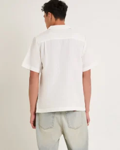 Floral Embroider Bowler Shirt