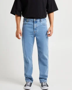 Fracture Straight Denim Jeans