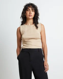 Frenchie 90s Top in Oat