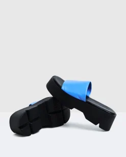 Freya Flatform Slides Azure