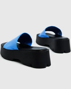 Freya Flatform Slides Azure