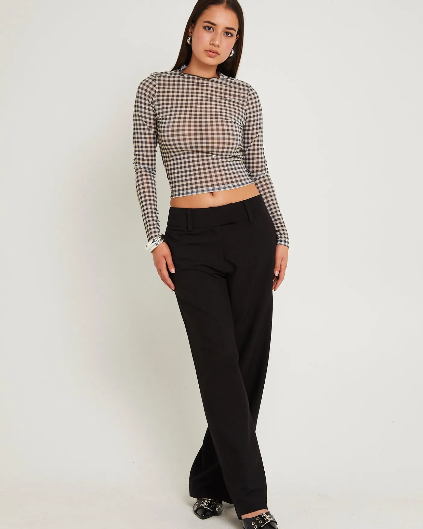 Gambet Sheer Long Sleeve Top