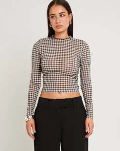 Gambet Sheer Long Sleeve Top